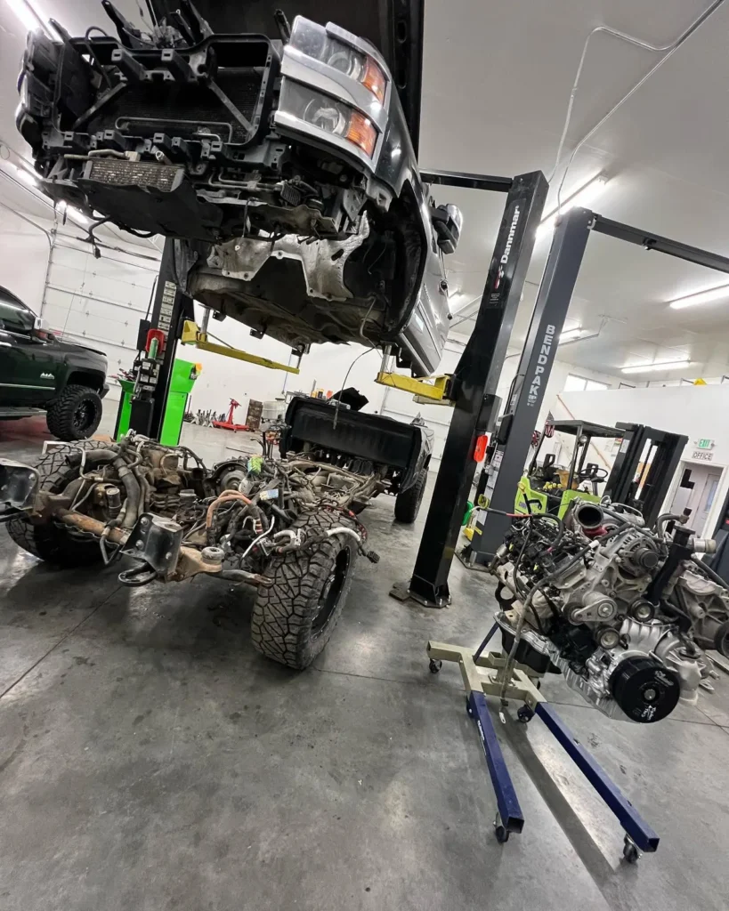 Ford diesel engine pulled for diesel engine repair Richland WA